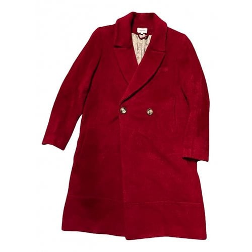 Pre-owned Kenzo Wool Coat In Red
