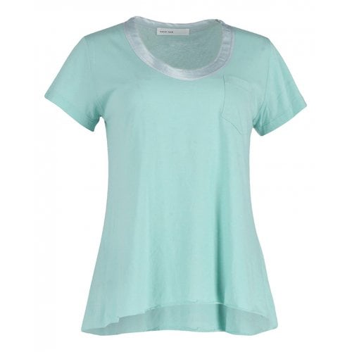 Pre-owned Sacai T-shirt In Turquoise