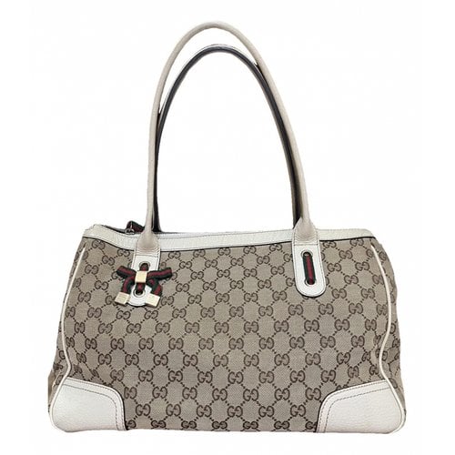 Pre-owned Gucci Princy Handbag In White