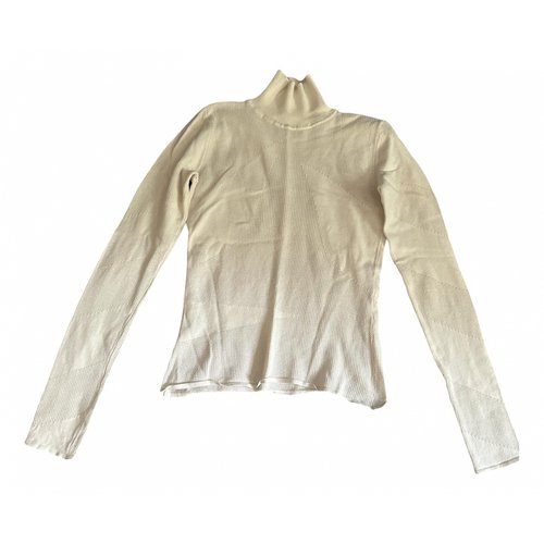 Pre-owned Alaïa Blouse In White