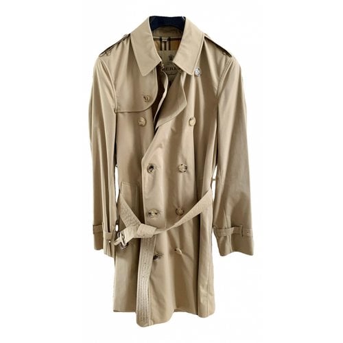 Pre-owned Burberry Trench In Beige