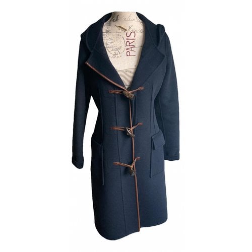 Pre-owned Ballantyne Wool Coat In Blue