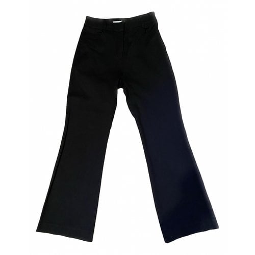 Pre-owned Amomento Trousers In Black