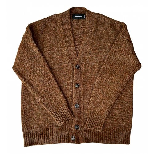 Pre-owned Dsquared2 Wool Vest In Brown
