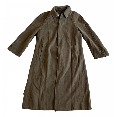 Pre-owned Hugo Boss Trench In Brown