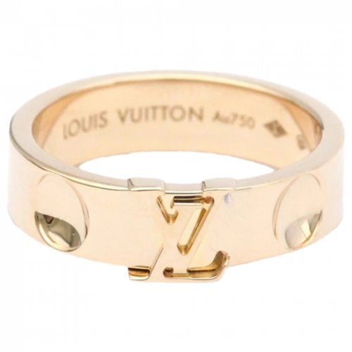 Pre-owned Louis Vuitton Empreinte Pink Gold Ring