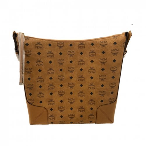 Pre-owned Mcm Cloth Tote In Brown
