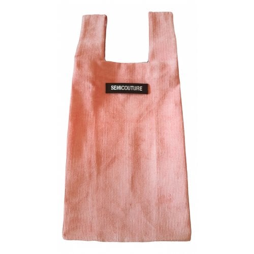 Pre-owned Semicouture Tote In Pink