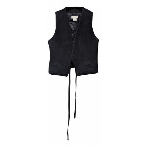 Pre-owned Dries Van Noten Wool Vest In Black