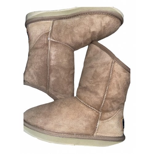 Pre-owned Australia Luxe Snow Boots In Camel
