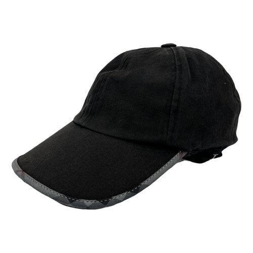 Pre-owned Burberry Cloth Cap In Black
