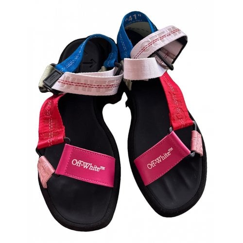 Pre-owned Off-white Sandal In Multicolour