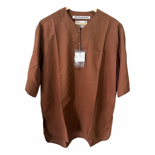 Pre-owned White Mountaineering Shirt In Brown