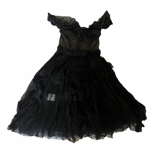Pre-owned Dsquared2 Mini Dress In Black