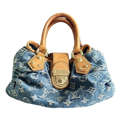Pre-owned Louis Vuitton Pleaty Handbag In Blue
