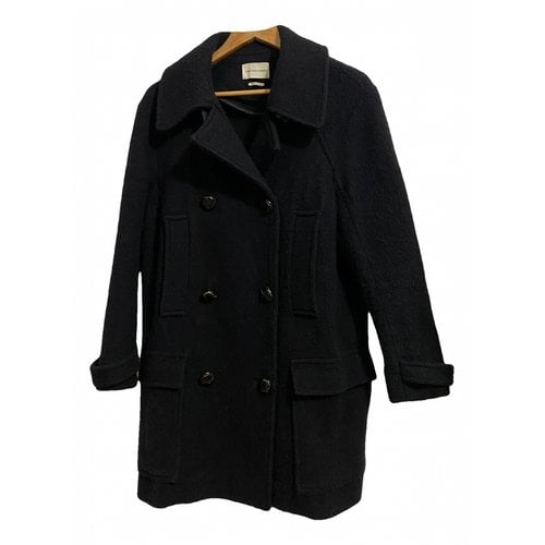 Pre-owned Isabel Marant Étoile Wool Coat In Black