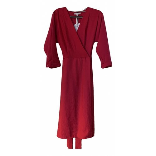 Pre-owned Tommy Hilfiger Mid-length Dress In Red