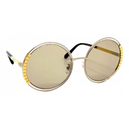 Pre-owned Chopard Oversized Sunglasses In Gold