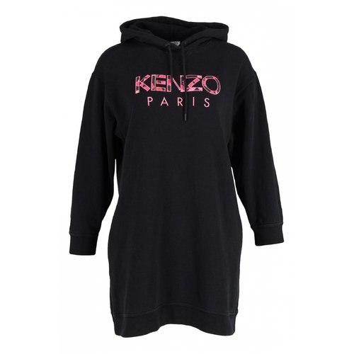 Pre-owned Kenzo Mid-length Dress In Black