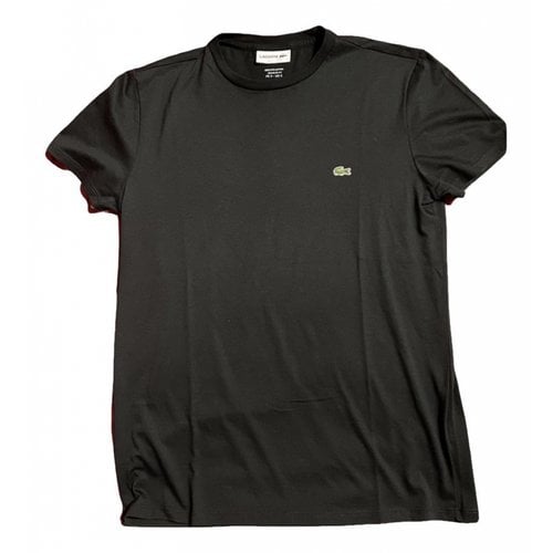 Pre-owned Lacoste T-shirt In Black