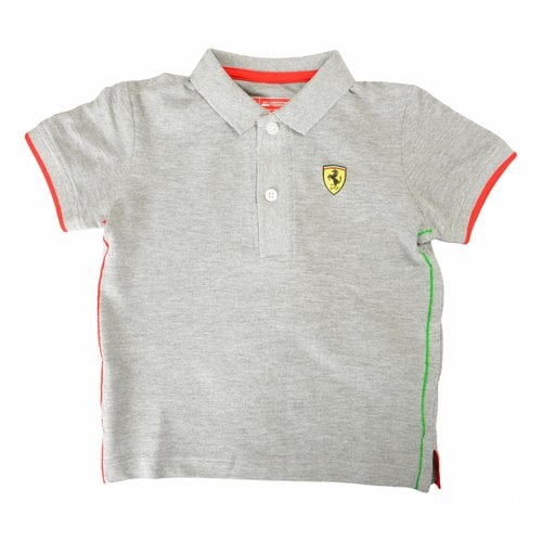 Pre-owned Ferrari Kids' Polo In Grey