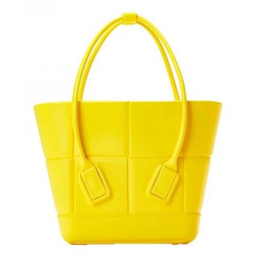 Pre-owned Bottega Veneta Arco Handbag In Yellow