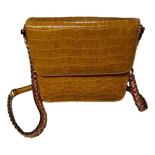 Pre-owned Stella Mccartney Falabella Box Vegan Leather Handbag In Yellow