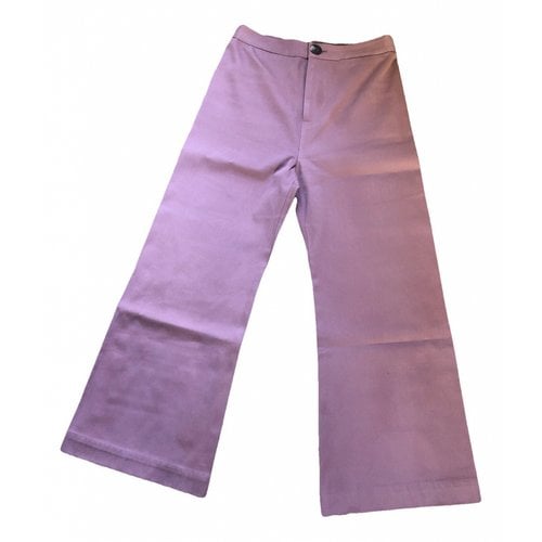 Pre-owned Sea New York Trousers In Pink