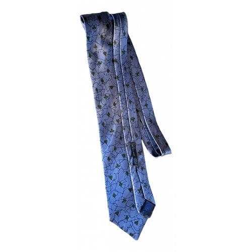 Pre-owned Cerruti 1881 Silk Tie In Blue