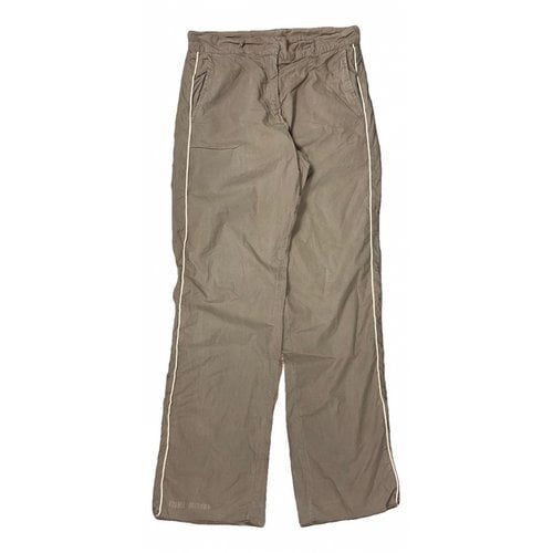 Pre-owned Maison Margiela Trousers In Brown
