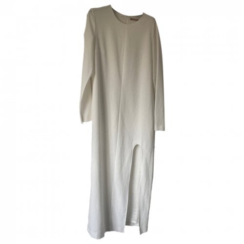 Pre-owned 12 Storeez Maxi Dress In White