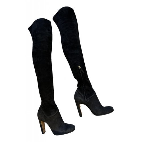 Pre-owned Emporio Armani Heels In Black