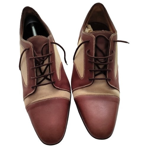 Pre-owned Fratelli Rossetti Leather Lace Ups In Multicolour
