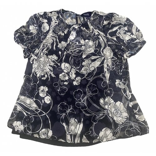 Pre-owned Marchesa Notte Blouse In Blue