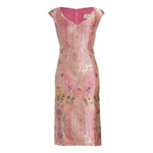 Pre-owned Etro Mid-length Dress In Pink