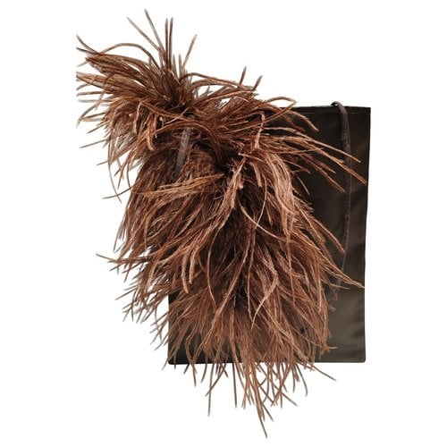 Pre-owned Jamin Puech Silk Handbag In Brown