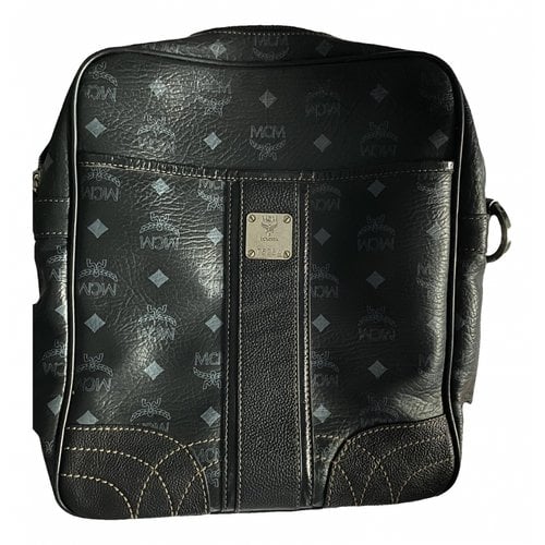 Pre-owned Mcm Leather Bag In Black