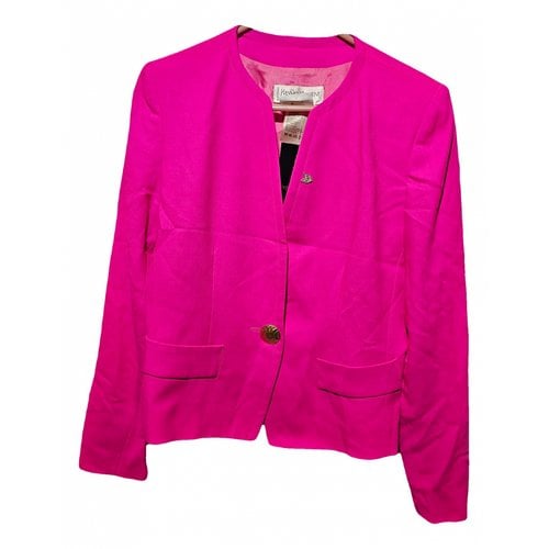 Pre-owned Saint Laurent Wool Jacket In Pink