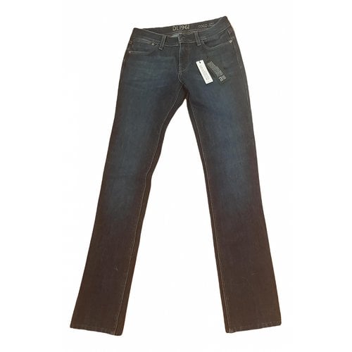 Pre-owned Dl1961 Straight Jeans In Blue