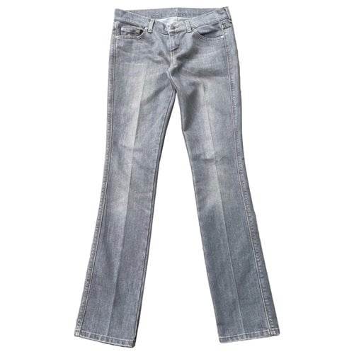 Pre-owned 7 For All Mankind Jeans In Grey