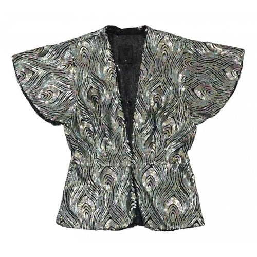 Pre-owned Anna Sui Blouse In Metallic