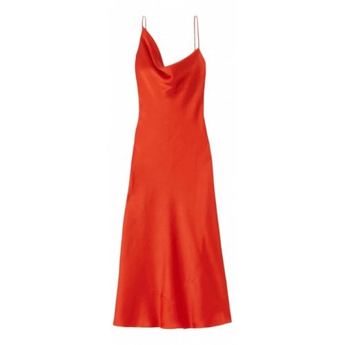 Pre-owned Stella Mccartney Mid-length Dress In Orange