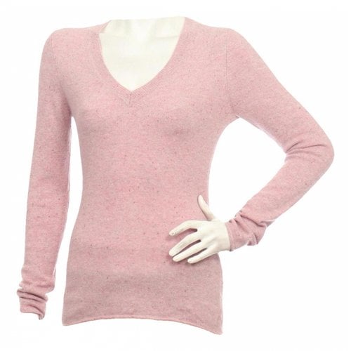 Pre-owned Duffy Cashmere Jumper In Pink