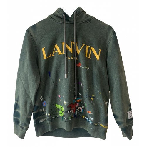 Pre-owned Lanvin Sweatshirt In Green