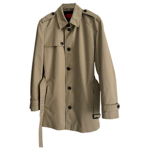 Pre-owned Hugo Boss Trench In Beige