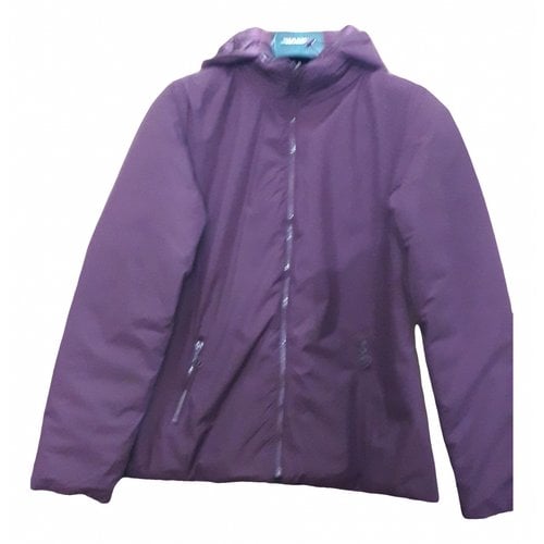 Pre-owned A Bathing Ape Trench Coat In Purple