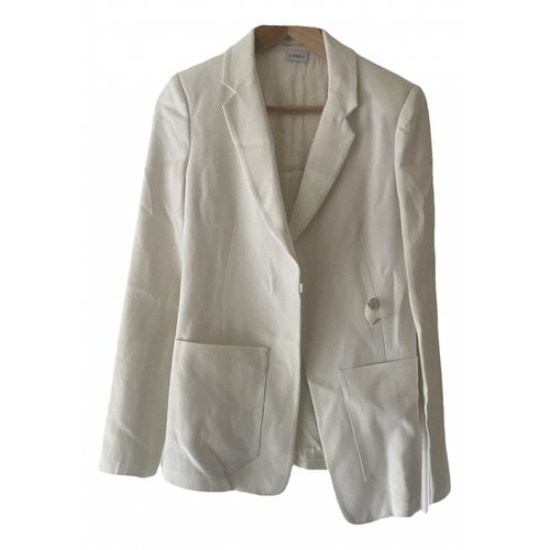 Pre-owned La Perla Jacket In White