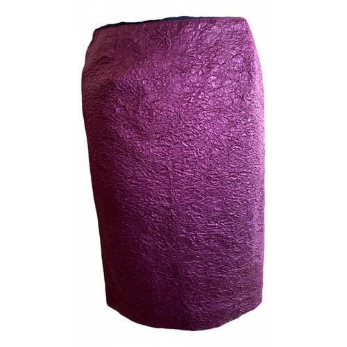 Pre-owned Tara Jarmon Mid-length Skirt In Purple