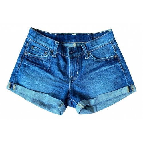 Pre-owned Citizens Of Humanity Mini Short In Blue