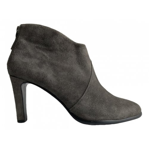 Pre-owned Lola Cruz Ankle Boots In Grey